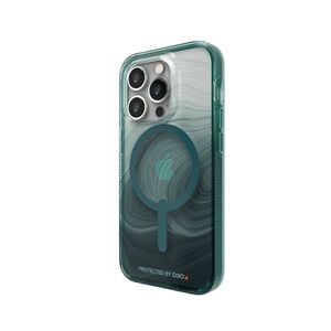 ZAGG Milan Snap iPhone 14 Pro Max case, green swirl